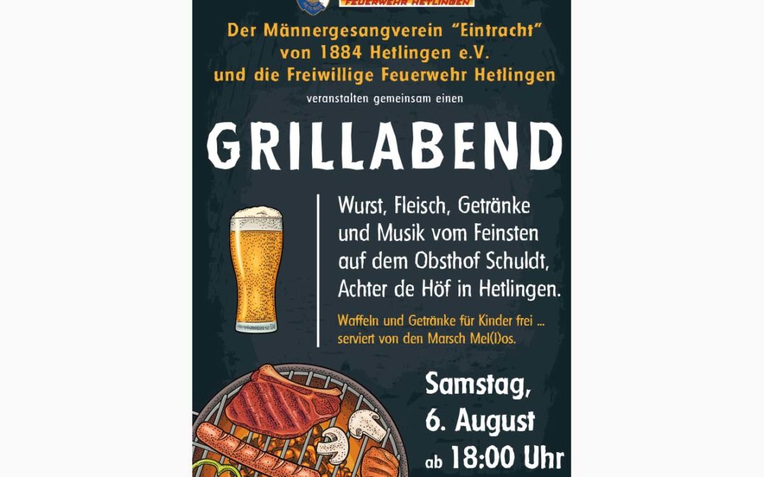 Grillfest MGV Hetlingen 2022